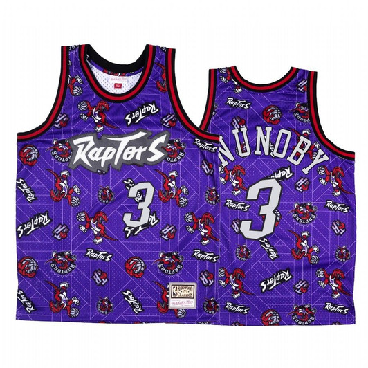 Og Anunoby #3 Toronto Raptors Purple Tear Up Pack Jersey