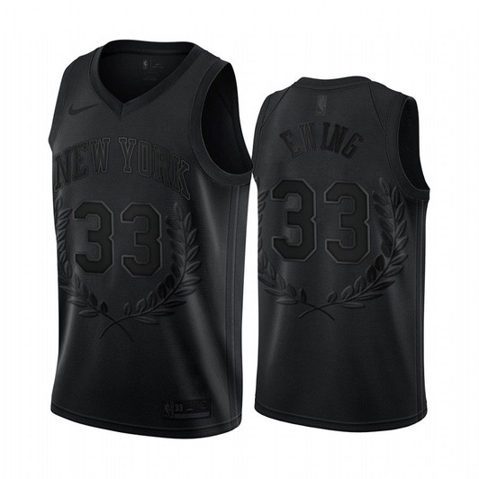 Patrick Ewing #33 New York Knicks Black Retired Number Jersey