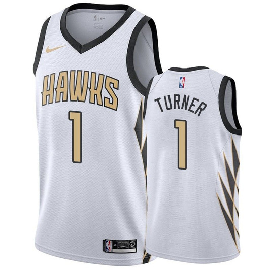Atlanta Hawks Evan Turner #1 City Men'S Jersey
