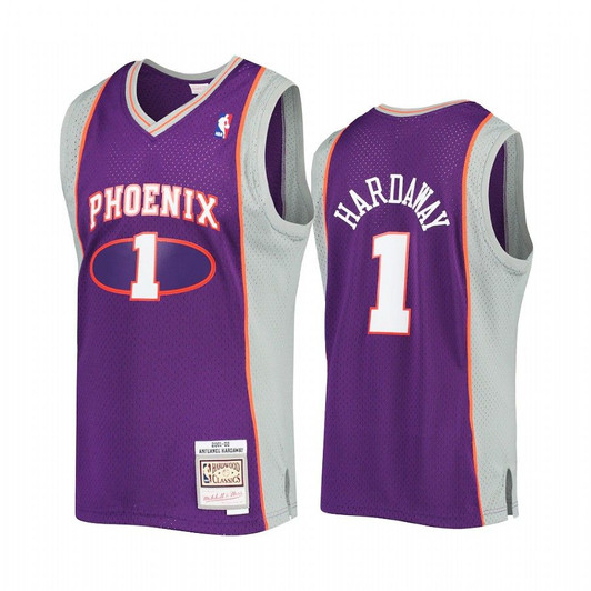 Penny Hardaway Phoenix Suns Purple 2001-2002 Hardwood Classics Jersey 