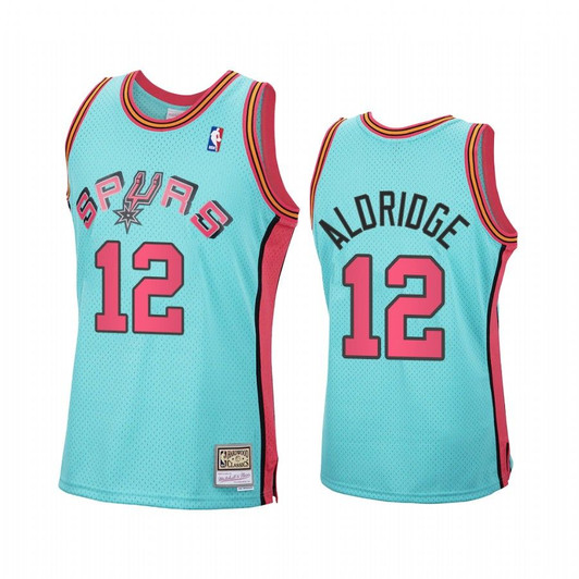 Lamarcus Aldridge San Antonio Spurs Blue Jersey 2020 Reload Classic