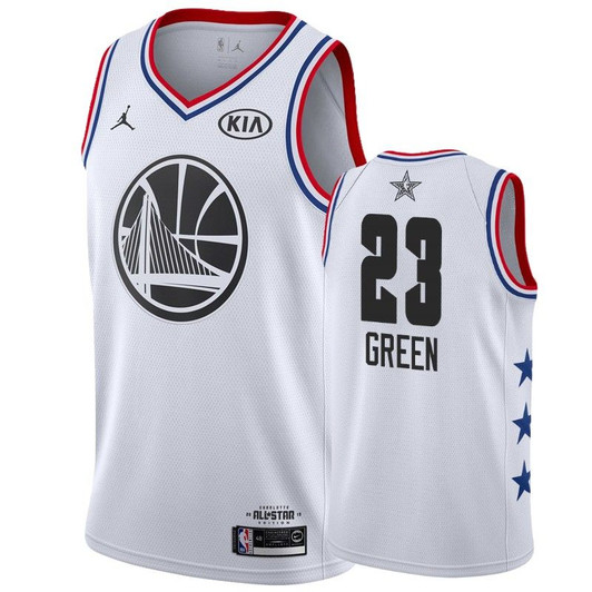 Men'S Golden State Warriors #23 Draymond Green 2019 All-Star Jersey - White