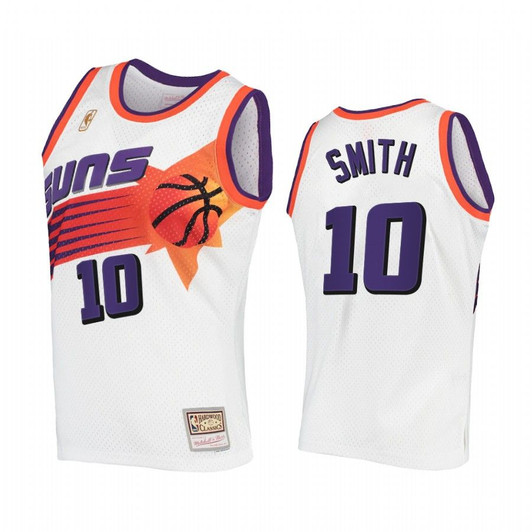 Jalen Smith #10 Phoenix Suns Hardwood Classics Jersey White