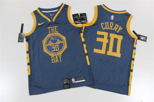 Golden State Warriors Stephen Curry #30 2020 Nba New Arrival Blue Jersey