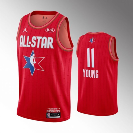 Atlanta Hawks Trae Young #11 Nba 2020 New Arrival Red Jersey