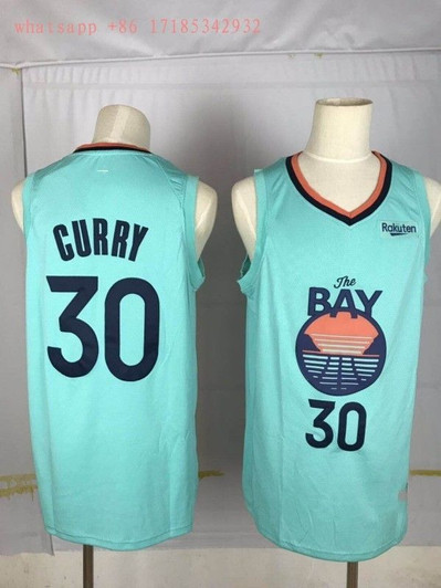 Golden State Warriors Stephen Curry #30 2020 Nba New Arrival Blue Jersey