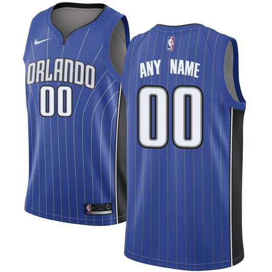 Orlando Magic Custom Jersey Royal Icon Edition 2019