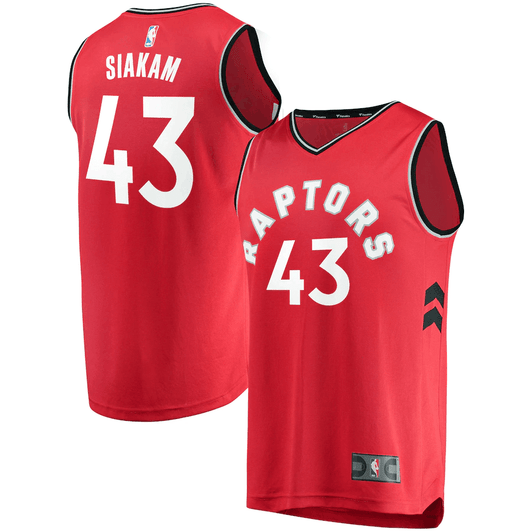 Pascal Siakam Toronto Raptors Fanatics Branded Fast Break Player Red Icon Edition 3D Jersey