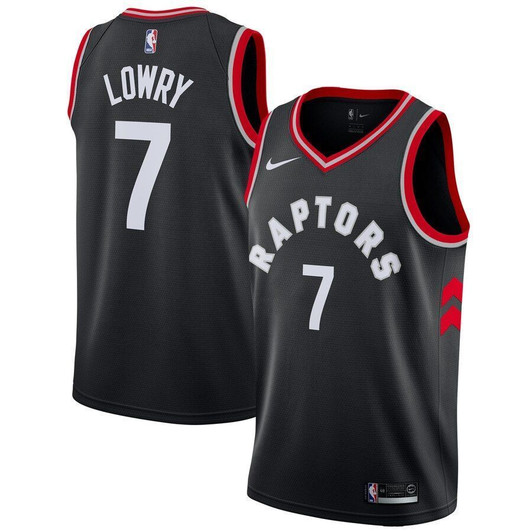 Kyle Lowry Toronto Raptors Jersey Jersey Statement Edition Black 2021