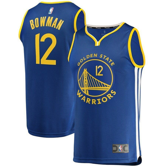 Ky Bowman Golden State Warriors Fanatics Branded Fast Break Player Icon Edition Royal 3D Jersey