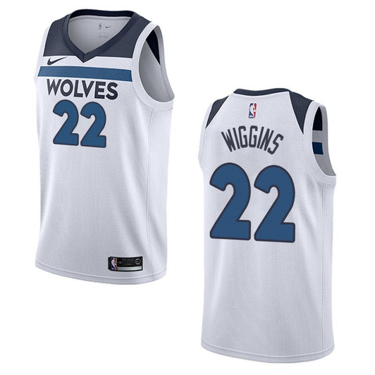 Minnesota Timberwolves 22 Andrew Wiggins Association Swingman White 3D Jersey
