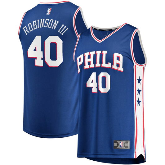 Glenn Robinson Iii Philadelphia 76Ers Fanatics Branded Fast Break Road Player Royal 3D Jersey
