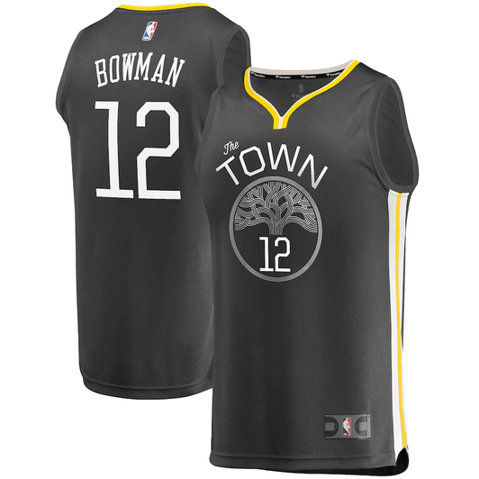 Ky Bowman Golden State Warriors Fanatics Branded Fast Break Player Statement Edition Black 3D Jersey