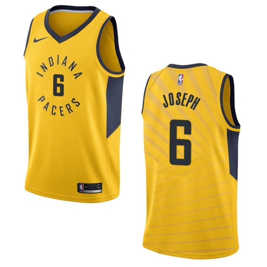 Indiana Pacers 6 Cory Joseph Statement Swingman Gold 3D Jersey
