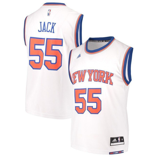 Jarrett Jack New York Knicks Adidas Home Replica White 3D Jersey