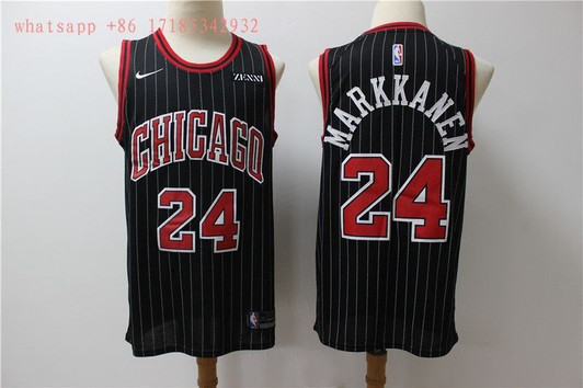 Chicago Bulls Lauri Markkanen24 2021 Nba New Arrival Black Jersey