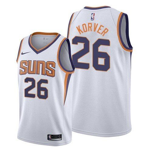 #26 Kyle Korver Phoenix Suns Men Jersey White Association Stitched