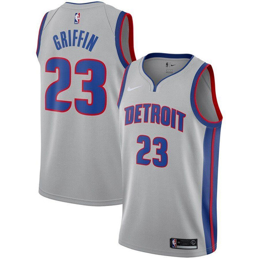 Blake Griffin Detroit Pistons Jersey Statement Edition Silver 2019
