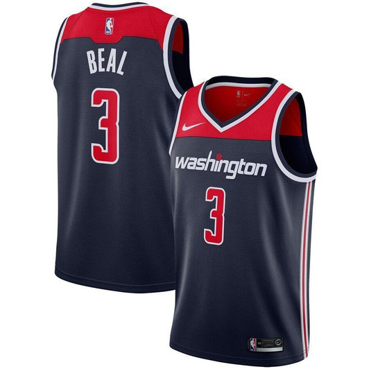 Bradley Beal Washington Wizards Jersey Statement Edition Navy 2019
