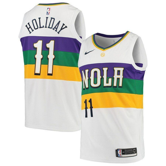 Jrue Holiday New Orleans Pelicans City Edition Jersey White