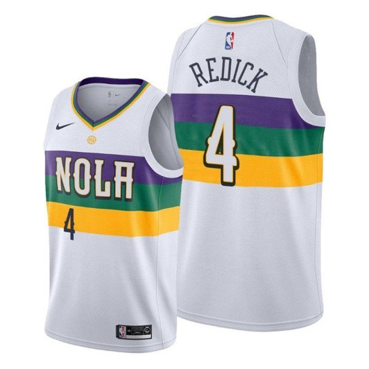 New Orleans Pelicans JJ Redick #4 NBA 2020 New Arrival white jersey Jersey