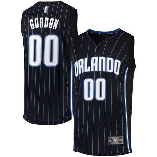 Aaron Gordon Orlando Magic Fast Break Jersey Black Statement Edition