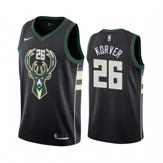 Men'S Milwaukee Bucks Kyle Korver #26 Statet Nba Jersey