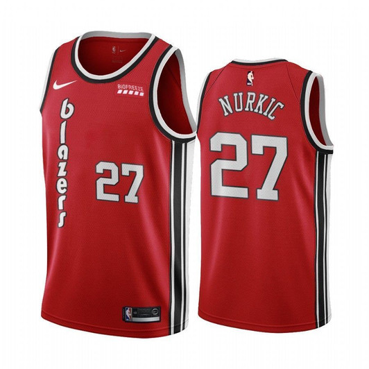 Men'S Portland Trail Blazers Jusuf Nurkic Red Classic Edition Jersey