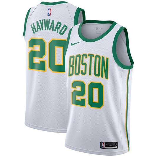 Gordon Hayward Boston Celtics /19 Jersey City Edition White 2019
