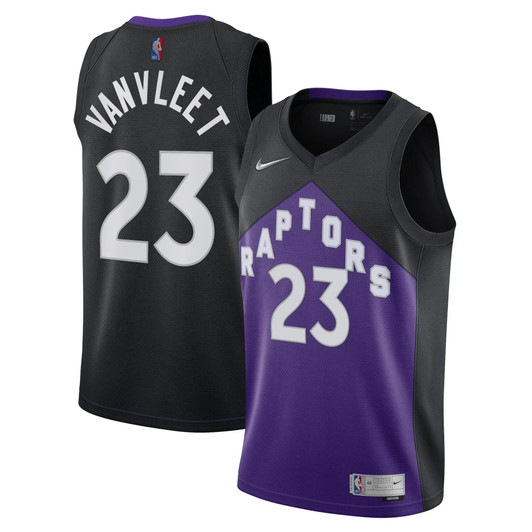 Toronto Raptors Nike Earned Edition Swingman Jersey - Fred Vanvleet - Mens