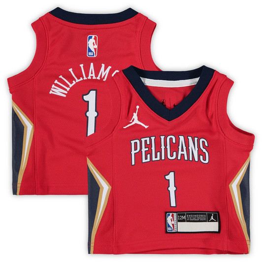 Zion Williamson New Orleans Pelicans Jordan Brand 2020/21 Jersey - Statement Edition - Red