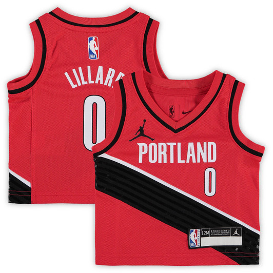Damian Lillard Portland Trail Blazers Jordan Brand 2020/21 Jersey - Statement Edition - Red