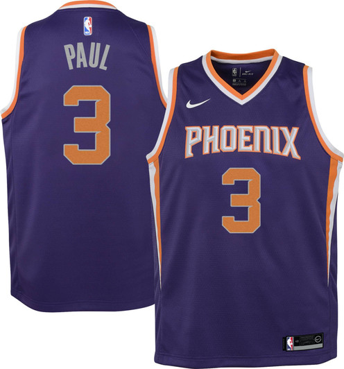 Nike  Phoenix Suns Chris Paul #3 Purple Dri-Fit Swingman Jersey
