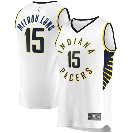 Naz Mitrou-Long Indiana Pacers Fast Break Player Jersey - Association Edition - White