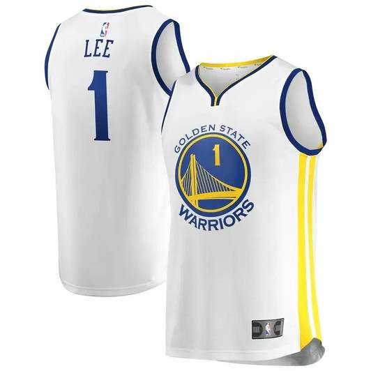 Damion Lee Golden State Warriors Fast Break Player Replica Jersey - Association Edition - White