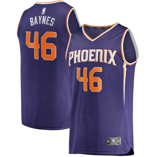 Aron Baynes Phoenix Suns Fast Break Jersey Purple Icon Edition 2019