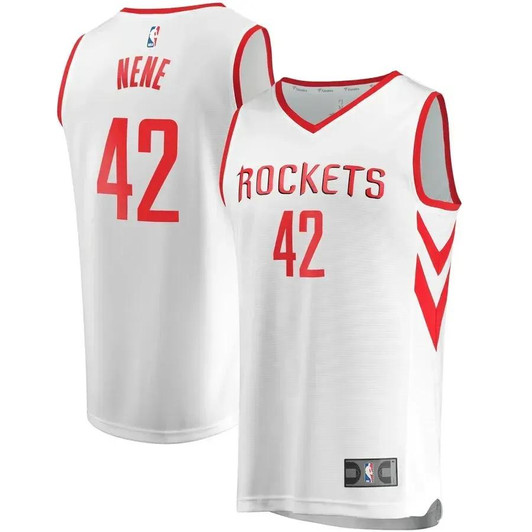 Nene Houston Rockets Fast Break Player Jersey - Association Edition - White