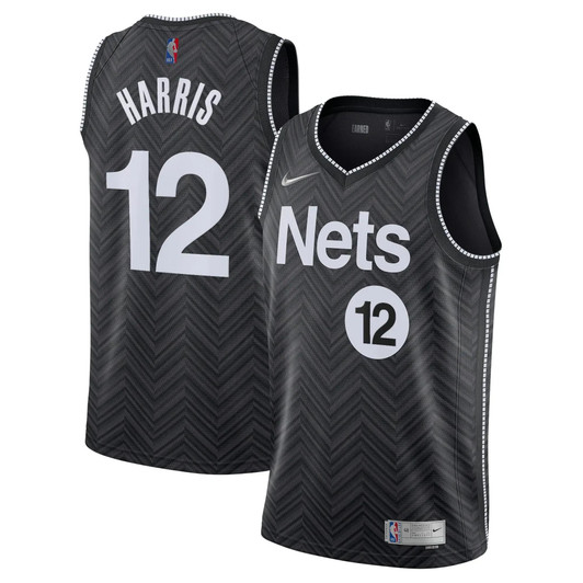 Brooklyn Nets Nike Earned Edition Swingman Jersey - Joe Harris - Mens