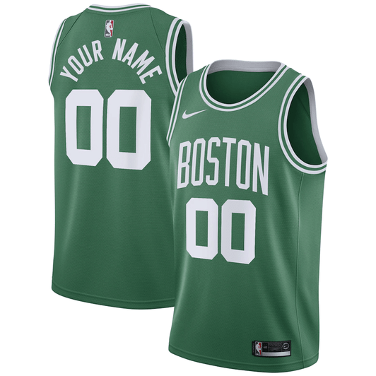 Boston Celtics Nike 2020/21 Swingman Custom Jersey – Icon Edition - Kelly Green