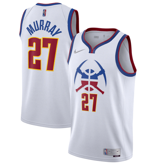 Denver Nuggets Nike Earned Edition Swingman Jersey - Jamal Murray - Mens