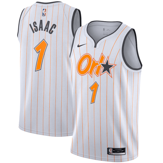 Jonathan Isaac Orlando Magic Nike 2020/21 Swingman Player Jersey White – City Edition