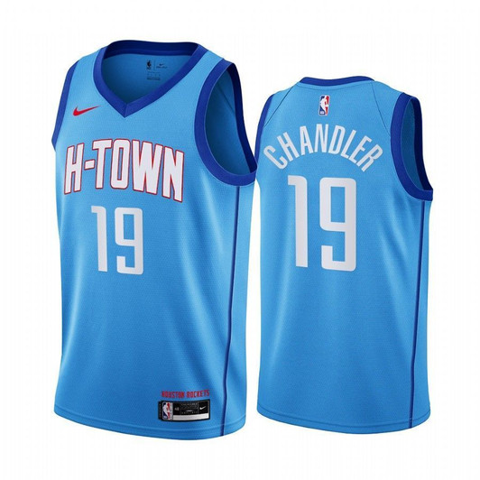 Tyson Chandler Houston Rockets 2020-21 Blue City Jersey H-Town