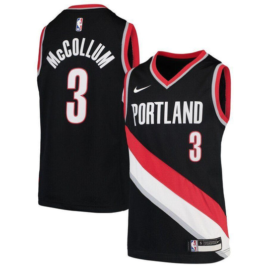 C.J. McCollum Portland Trail Blazers  Jersey Black 2019