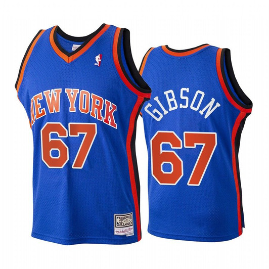 Taj Gibson New York Knicks Hardwood Classics Youth Jersey - Blue