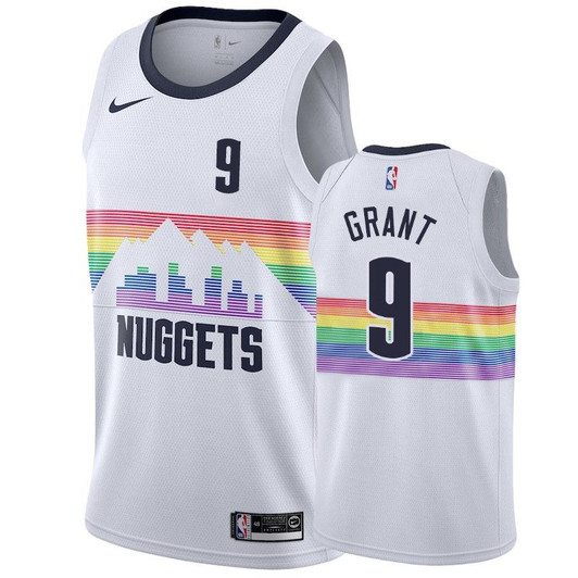 Denver Nuggets Jerami Grant #9 City Men'S Jersey