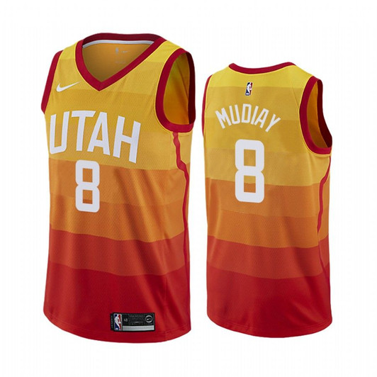 Utah Jazz Emmanuel Mudiay #8 City Men'S Jersey