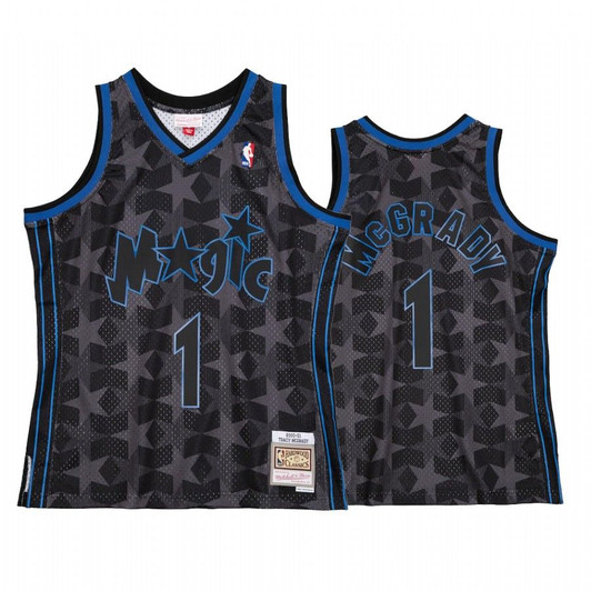 Tracy Mcgrady #1 Orlando Magic Reload 2.0 Jersey Black