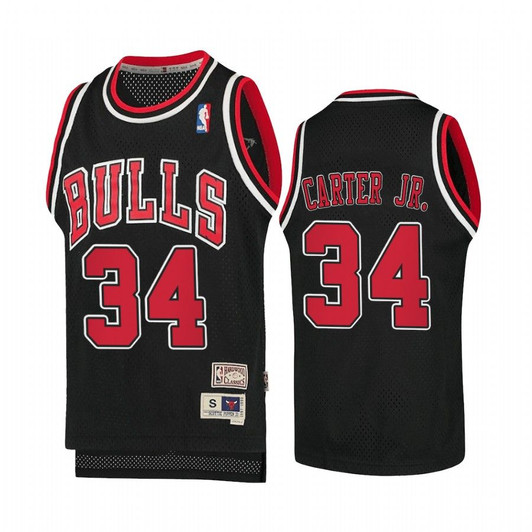 Wendell Carter Jr. Chicago Bulls Hardwood Classics Youth Jersey - Black