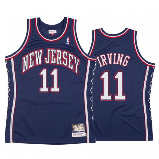 Brooklyn Nets Kyrie Irving #11 Hardwood Classics  Jersey Men'S