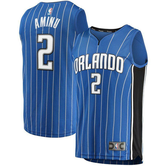 Al-Farouq Aminu Orlando Magic Fast Break Jersey Royal Icon Edition 2019